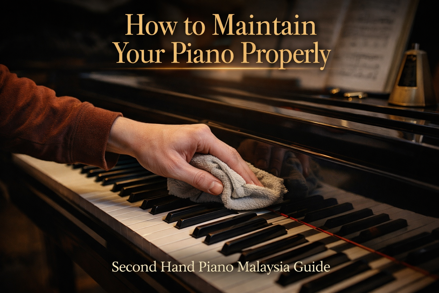 how to maintain your piano