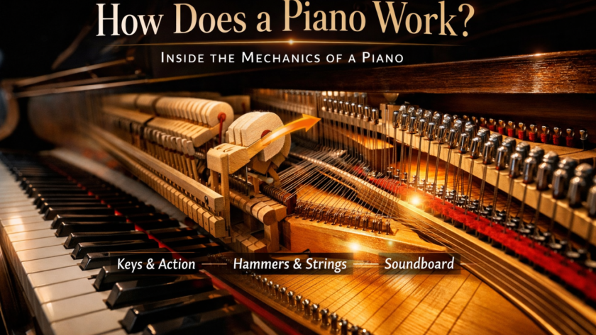 how does a piano work
