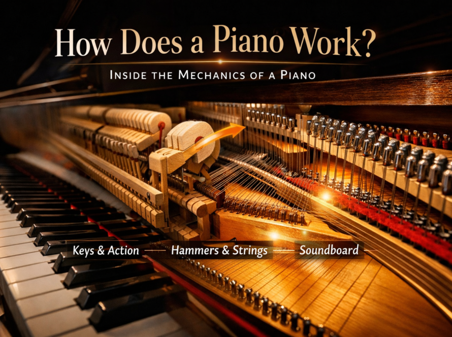 how does a piano work