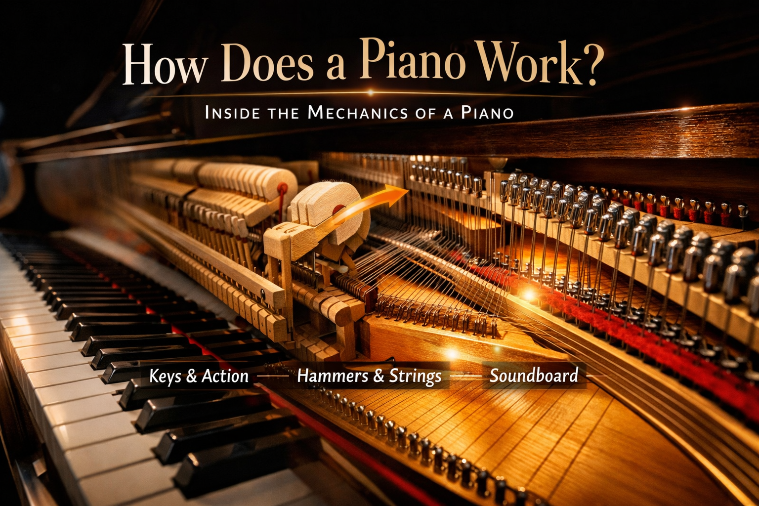how does a piano work