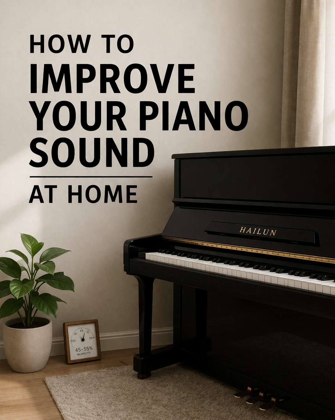 how to improve hailun piano sound