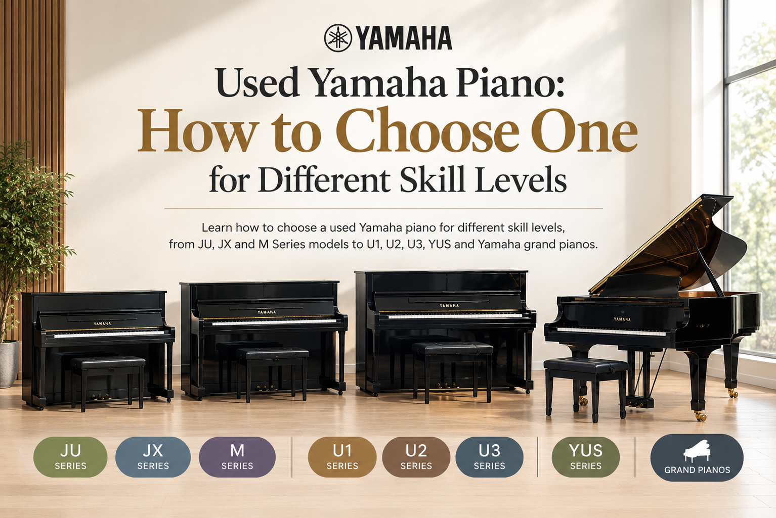used yamaha piano